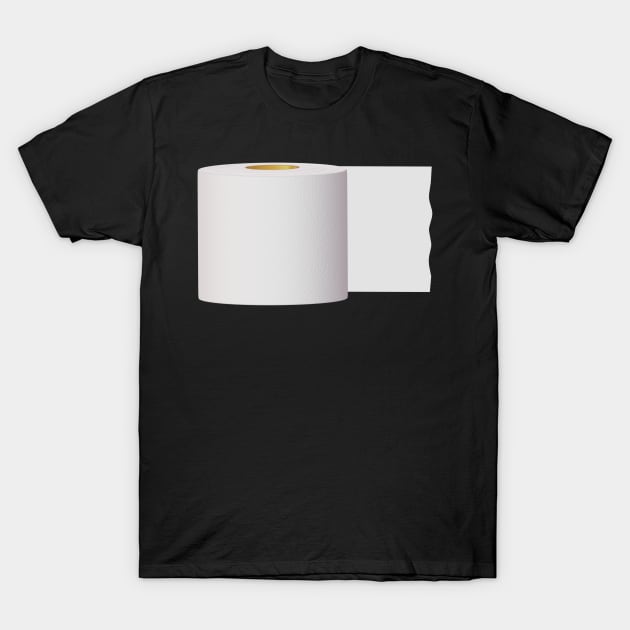 Toilet roll T-Shirt by 3DVictory